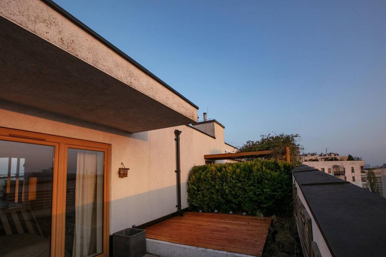Dwupoziomowy, Rodzinny Apartament. Ochrona, Garaz. Varšava Exteriér fotografie