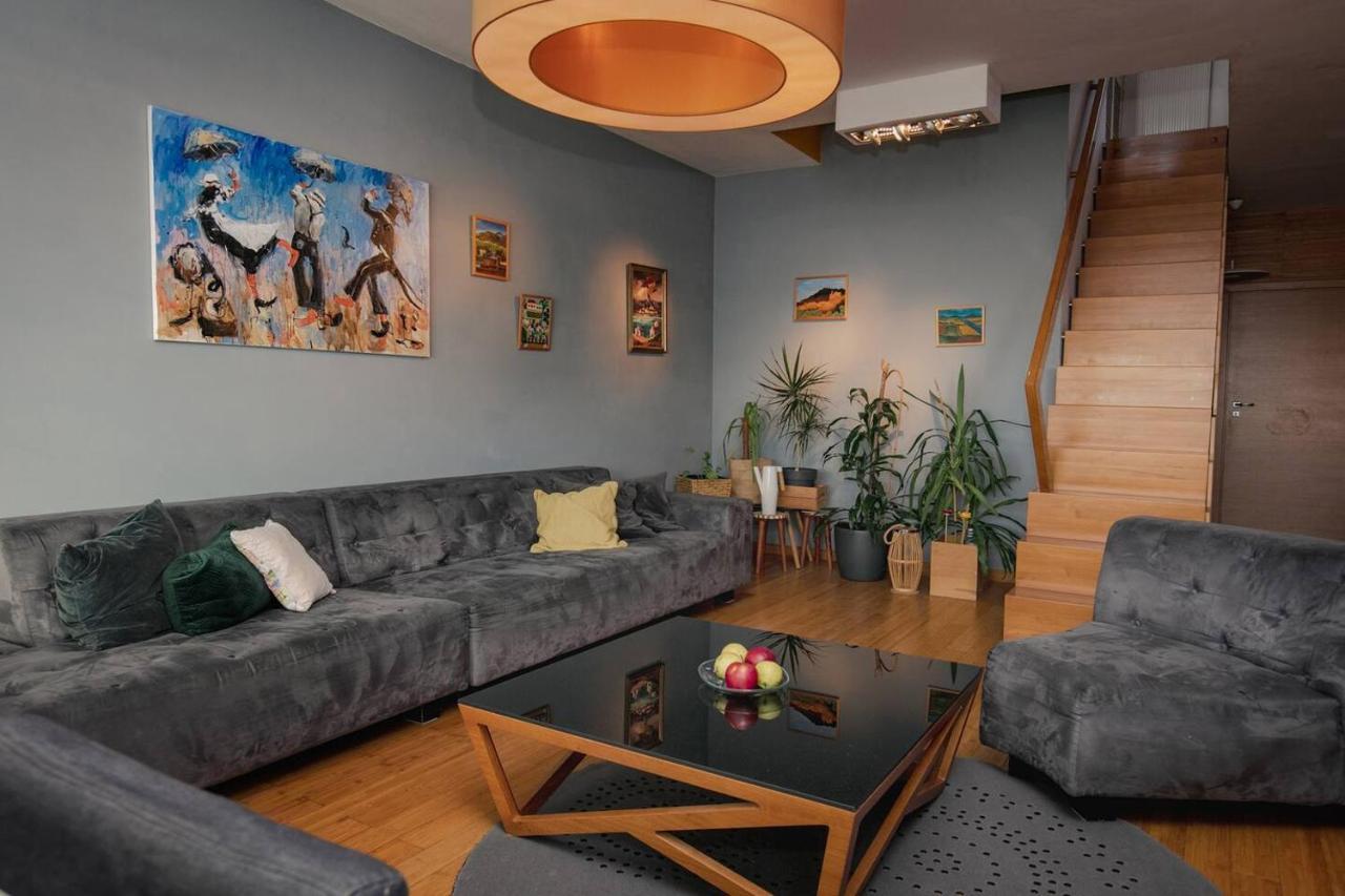 Dwupoziomowy, Rodzinny Apartament. Ochrona, Garaz. Varšava Exteriér fotografie