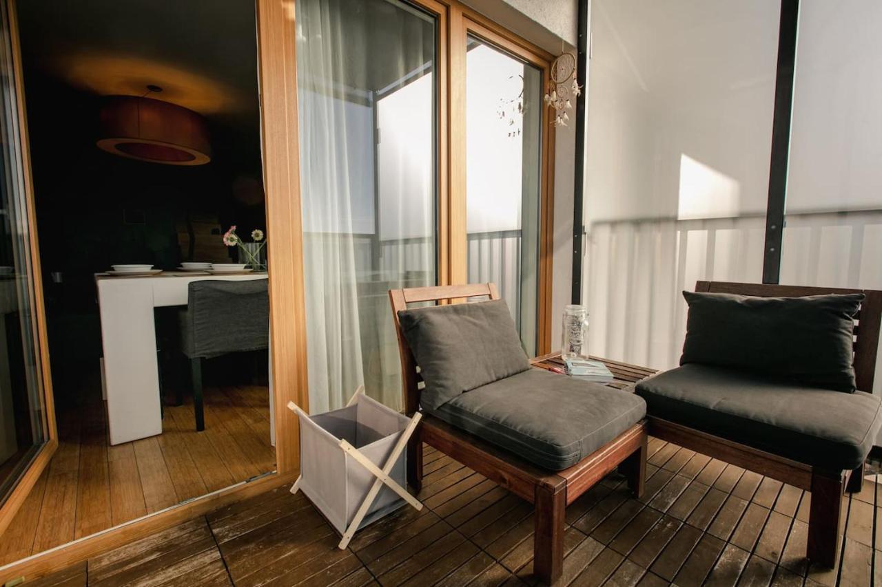 Dwupoziomowy, Rodzinny Apartament. Ochrona, Garaz. Varšava Exteriér fotografie