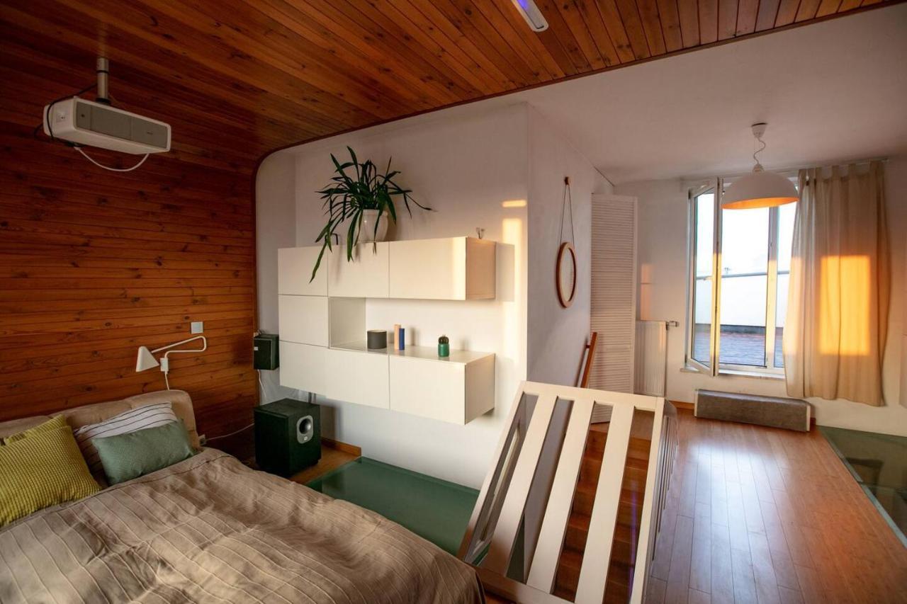 Dwupoziomowy, Rodzinny Apartament. Ochrona, Garaz. Varšava Exteriér fotografie